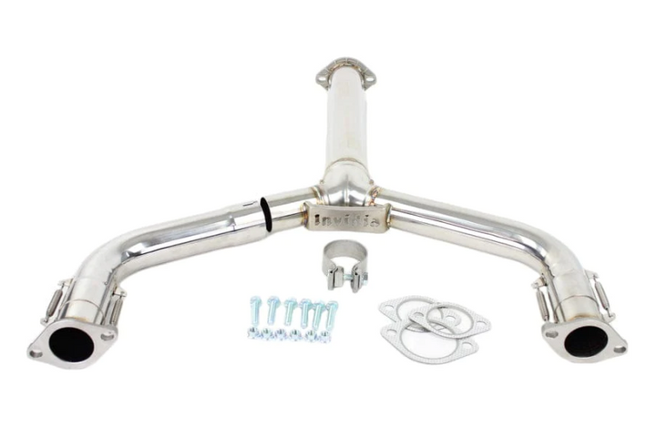 Invidia 02-08 Nissan 350z Exhaust Y-Pipe - Bull Strap