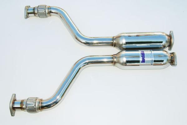 Invidia 02-08 Nissan 350z Gemini Rolled Titanium Tip Cat-back Exhaust - Bull Strap