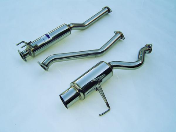 Invidia 02+ Honda Civic Si 3 Door (101mm tip) Cat- Back Exhaust - Bull Strap