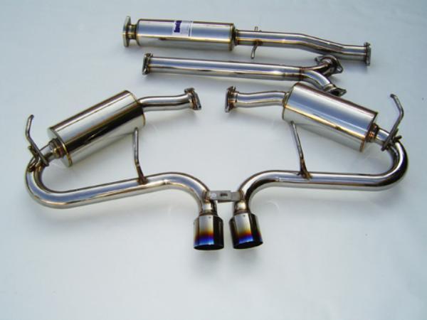 Invidia 03-04 Mini Cooper S 60mm (80mm tip) Titanium Tip Cat-back Exhaust *OVERSIZE SHIPPING* - Bull Strap