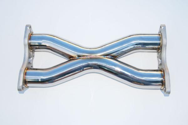 Invidia 03-08 Infiniti G35 Coupe Gemini Rolled Titanium Tip Cat-back Exhaust - Bull Strap