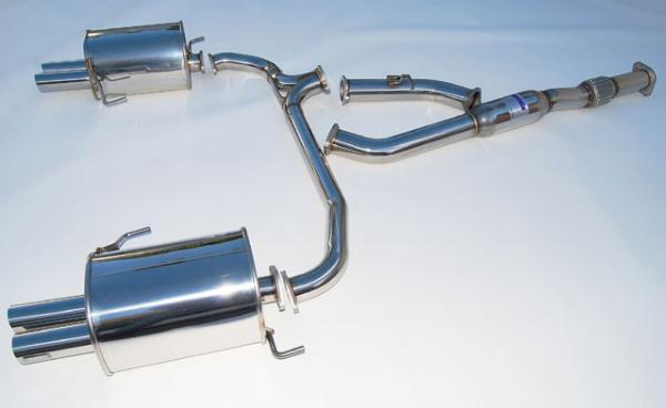 Invidia 05+ Subaru Legacy GT Stainless Steel Quad Tip Cat-back Exhaust - Bull Strap