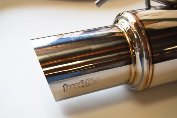 Invidia 08+ WRX / 08-10 STi Hatch N1 Stainless Steel Tip Cat-back Exhaust - Bull Strap