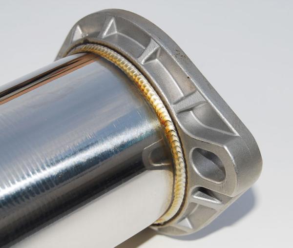 Invidia 10+ Legacy Catted Downpipe - Bull Strap