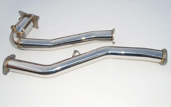 Invidia 10+ Legacy Catted Downpipe - Bull Strap