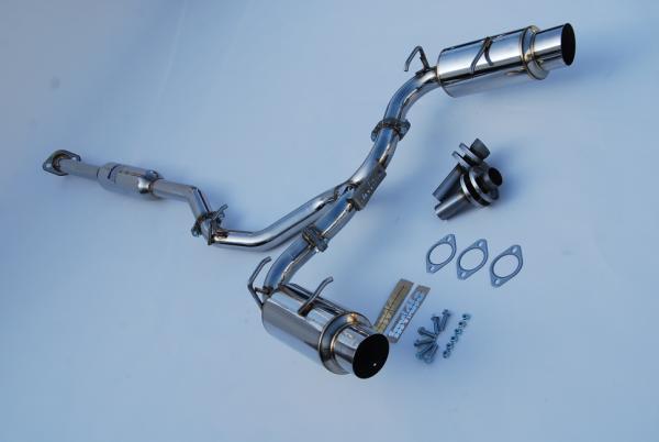 Invidia 12 Scion FRS/BRZ 60mm N1 Polish Tip Cat- Back Exhaust - Bull Strap