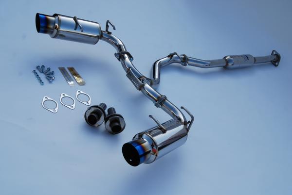 Invidia 12 Scion FRS/BRZ 60mm N1 Ti-Tip Cat- Back Exhaust - Bull Strap