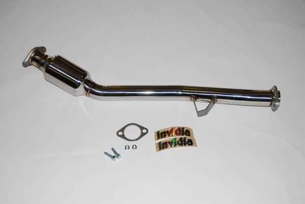 Invidia 12+ Subaru BRZ/Scion FR-S Front Pipe w/ High Flow EA300 CELL Cat - Bull Strap