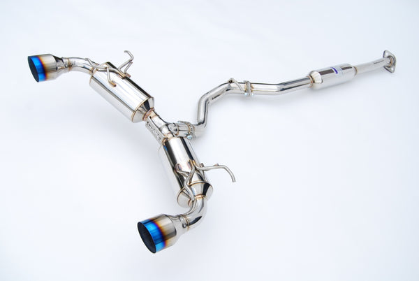 Invidia 12+ Subaru BRZ / Toyota 86 N2 60mm Single Layer Titanium Burnt Tips Cat-Back Exhaust - Bull Strap