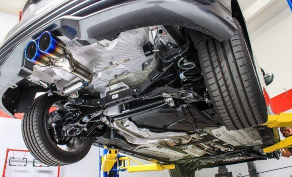 Invidia 13+ Ford Focus ST N1 Titanium Tip Cat-back Exhaust - Bull Strap