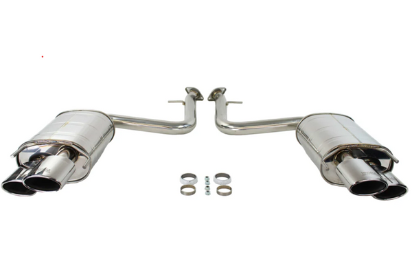 Invidia 15+ Lexus RC350/200T Stainless Steel Quad Rolled Tip Axle-Back Exhaust - Bull Strap