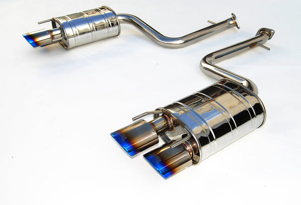 Invidia 15+ Lexus RC350/200T Titanium Quad Rolled Tip Axel-Back Exhaust - Bull Strap