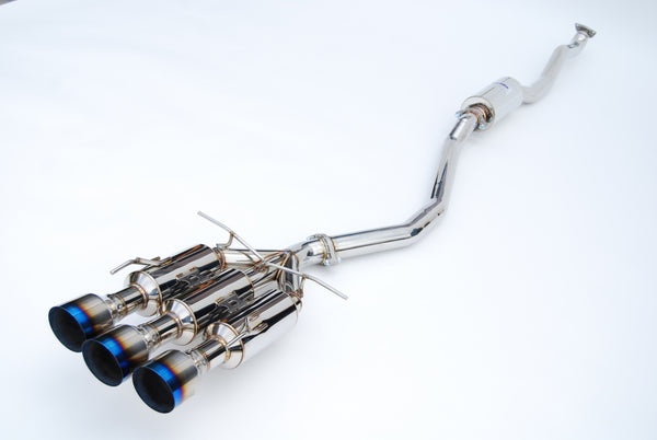 Invidia 17+ Honda Civic SI Sedan Gemini Triple Titanium Tip Cat-back Exhaust - Bull Strap