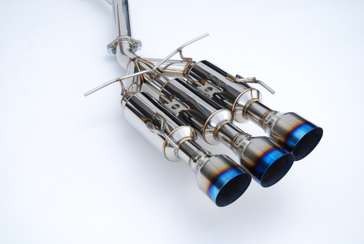 Invidia 17+ Honda Civic SI Sedan Gemini Triple Titanium Tip Cat-back Exhaust - Bull Strap