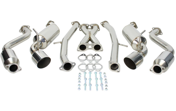 Invidia 2009+ Nissan 370Z Dual N1 GT SS Tip Cat-back Exhaust - Bull Strap