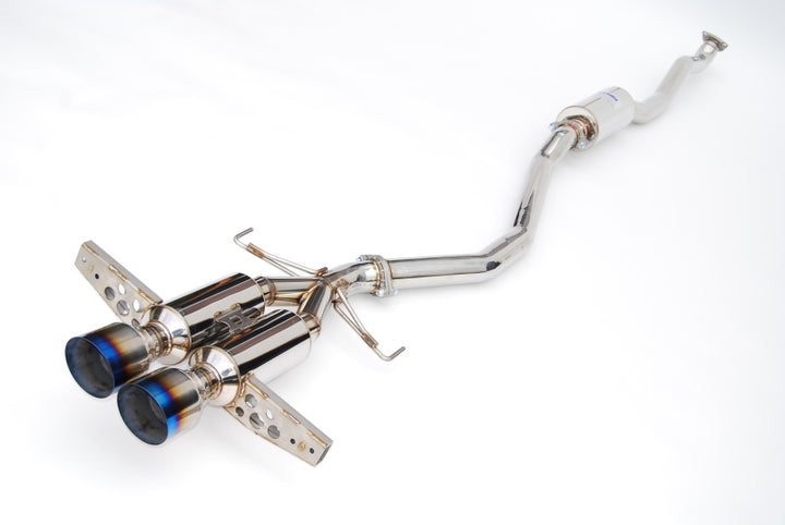 Invidia 2017+ Honda Civic Hatchback Sport/Sport Touring Gemini Titanium Tip Cat-back Exhaust - Bull Strap