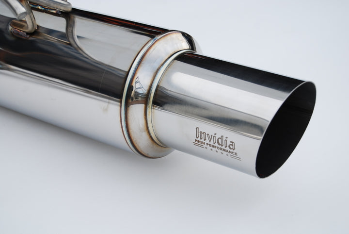 Invidia 2022+ Subaru WRX N1 Twin Outlet Single Layer SS Tip Cat-Back Exhaust - Bull Strap