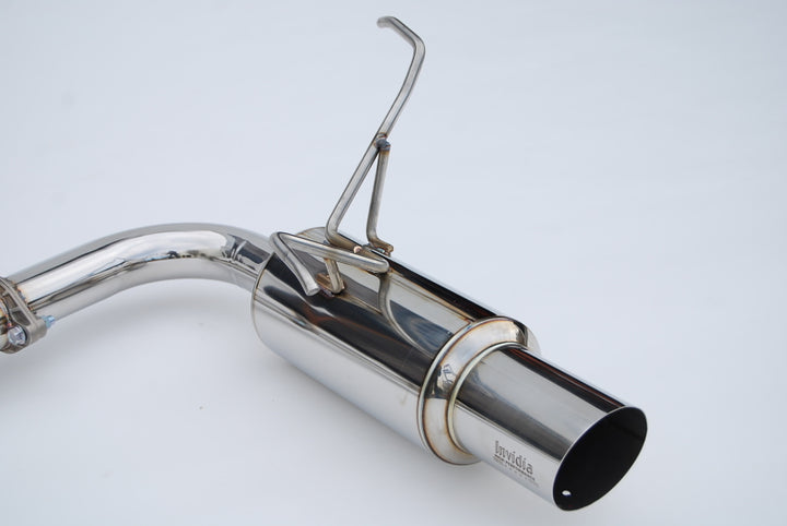 Invidia 2022+ Subaru WRX N1 Twin Outlet Single Layer SS Tip Cat-Back Exhaust - Bull Strap