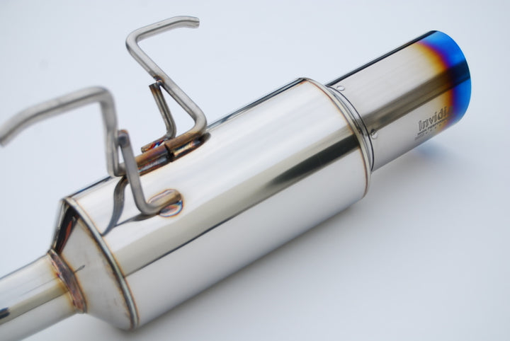 Invidia 2022+ Subaru WRX N1 Twin Outlet Single Layer Tip Cat-Back Exhaust - Bull Strap