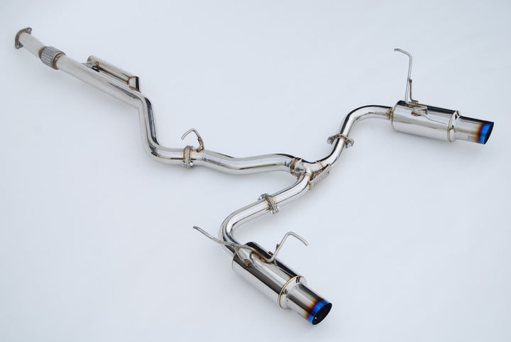 Invidia 2022+ Subaru WRX N1 Twin Outlet Single Layer Tip Cat-Back Exhaust - Bull Strap