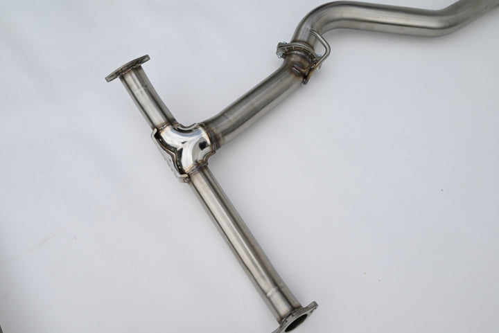 Invidia 22+ Subaru WRX 3in. Mid-Pipe w/ Resonator - Bull Strap