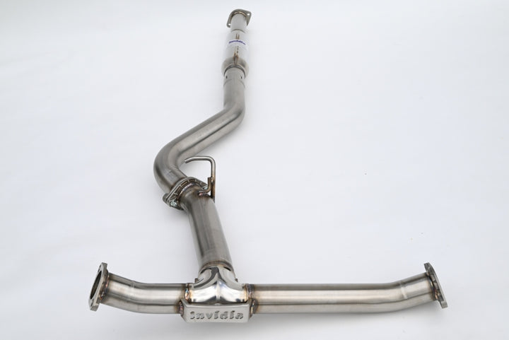 Invidia 22+ Subaru WRX 3in. Mid-Pipe w/ Resonator - Bull Strap