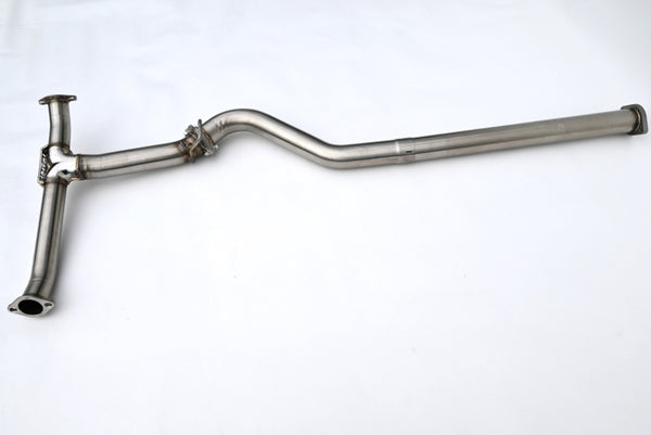 Invidia 22+ Subaru WRX 3in. Straight Mid-Pipe - Bull Strap