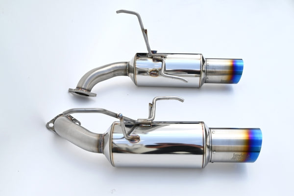 Invidia 22+ Subaru WRX GT N1 3.5in. T.I Tip Axle-Back Exhaust - Bull Strap