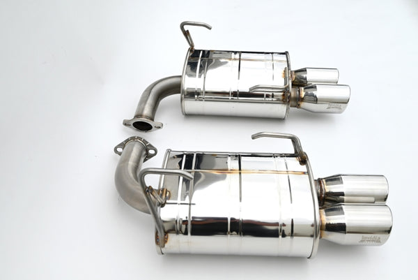 Invidia 22+ Subaru WRX Q300 3.5in. Rolled Dual Wall S.S Tip Axle-back Exhaust - Bull Strap