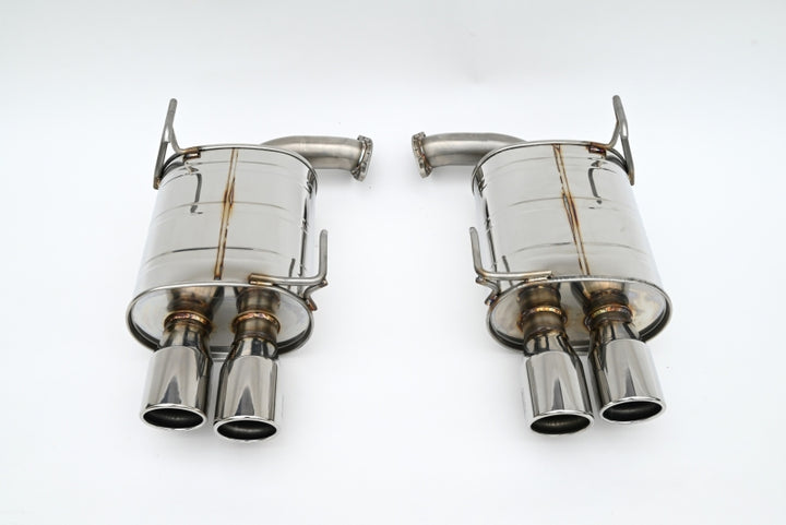 Invidia 22+ Subaru WRX Q300 3.5in. Rolled Dual Wall S.S Tip Axle-back Exhaust - Bull Strap