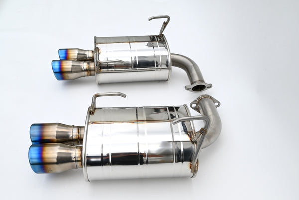 Invidia 22+ Subaru WRX Q300 3.5in. Rolled Dual Wall T.I Tip Axle-back Exhaust - Bull Strap