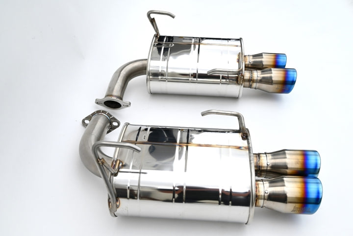 Invidia 22+ Subaru WRX Q300 3.5in. Rolled Dual Wall T.I Tip Axle-back Exhaust - Bull Strap