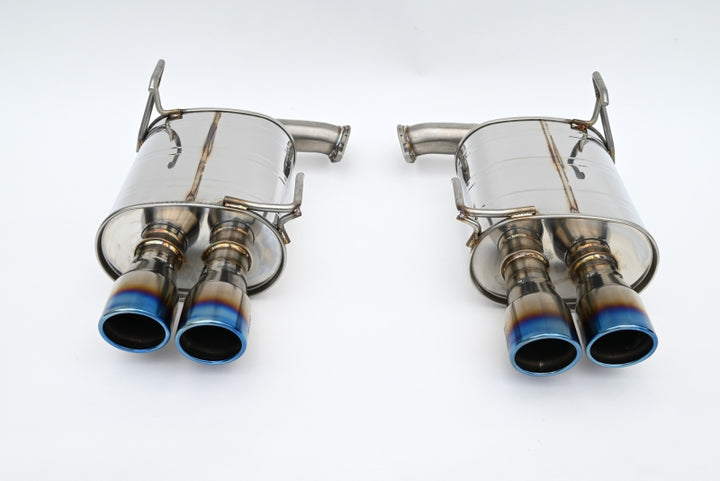 Invidia 22+ Subaru WRX Q300 3.5in. Rolled Dual Wall T.I Tip Axle-back Exhaust - Bull Strap