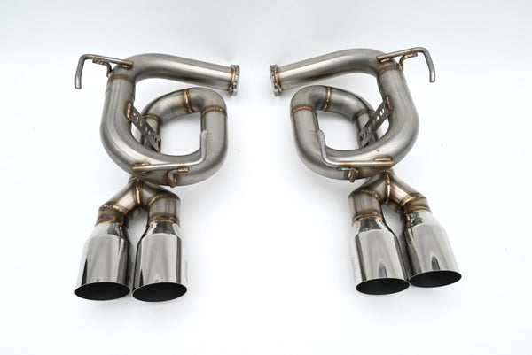 Invidia 22+ Subaru WRX Twin Loop 3.5in. Single Layer S.S Tip Axle-Back Exhaust - Bull Strap