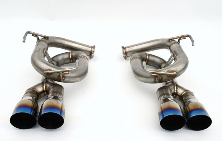 Invidia 22+ Subaru WRX Twin Loop 3.5in. Single Layer T.I Tip Axle-Back Exhaust - Bull Strap