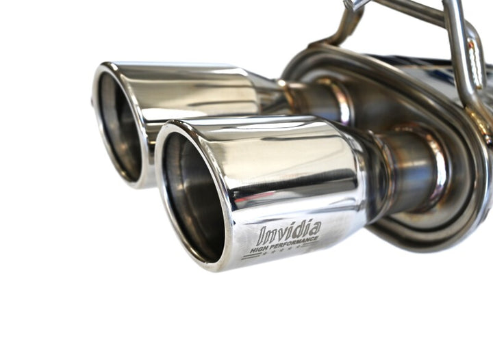 Invidia 22+ Toyota GR Corolla Q300 Rolled S.S Tip Cat-Back - Bull Strap