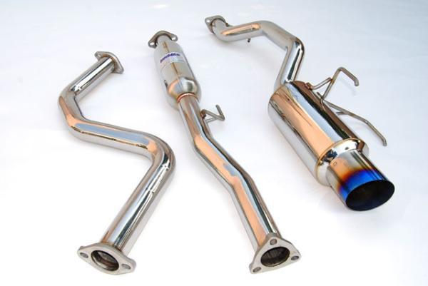 Invidia 92-99 Honda Civic EX/SI Models Only Coupe 60mm (101mm tip) Titanium Tip Cat-Back Exhaust - Bull Strap