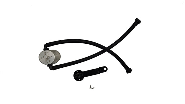 J&L 14-18 Chevy Silverado 1500 / 14-18 GMC Sierra 1500 4.3L V6 Oil Separator - Clear Anodized - Bull Strap