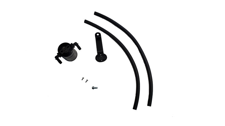 J&L 19-24 Ford/Lincoln SUV & Trucks w 2.0 EcoBoost Driver Side Oil Separator 3.0 - Black Ano - Bull Strap