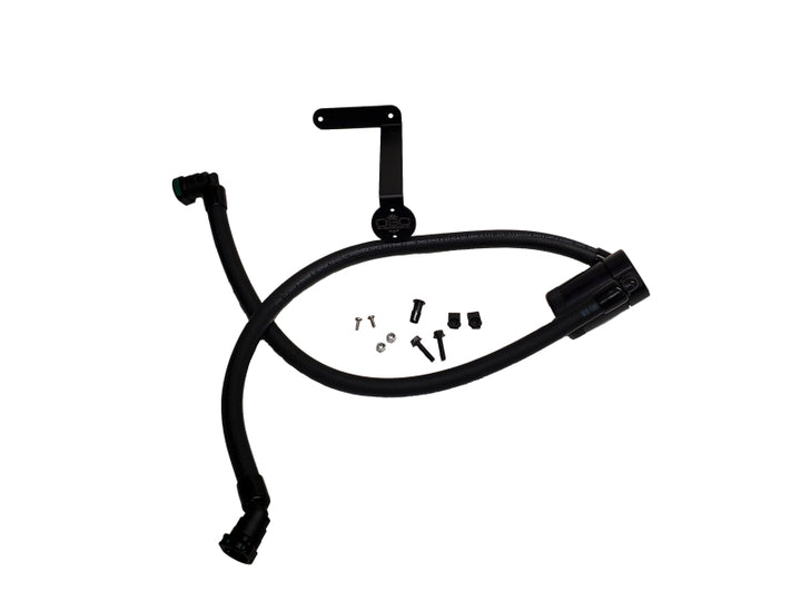 J&L 2011-2025 Ford F-150 2.7L/3.5L/5.0L Passenger Side Oil Separator 3.0 - Black Anodized - Bull Strap