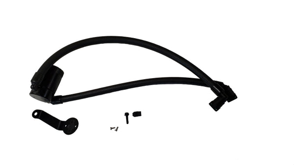 J&L 2015-2017 Ford Expedition 3.5L EcoBoost Oil Separator 3.0 - Black Anodized - Bull Strap