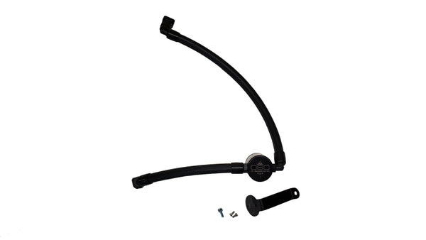 J&L 2021-2025 Ford Bronco 2.7L 3.0 Oil Separator Passenger Side- Black - Bull Strap