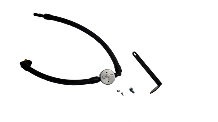 J&L 2021.5-2024 Ford Bronco 2.3L EcoBoost Oil Separator 3.0 Passenger Side - Clear Anodized - Bull Strap