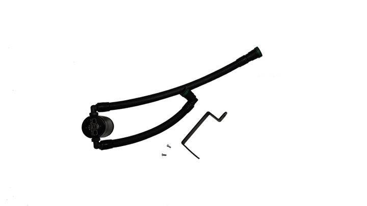 J&L 2025 Ford Bronco 2.3L/ 23-25 Ford Ranger 2.3L Separator 3.0 PCV Side - Black Anodized - Bull Strap