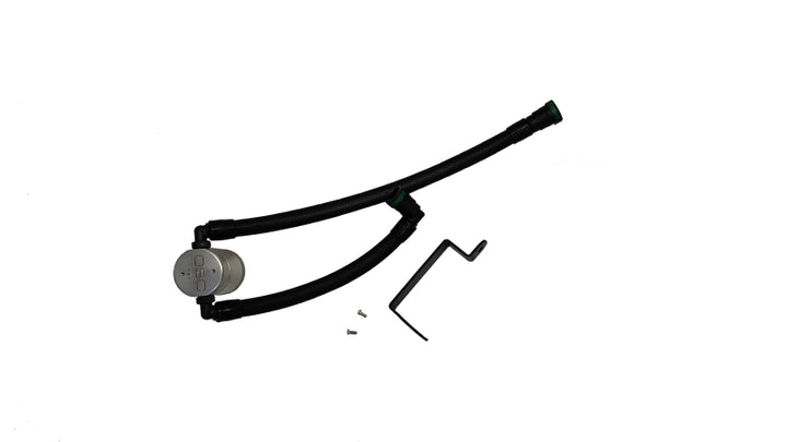 J&L 2025 Ford Bronco 2.3L/ 23-25 Ford Ranger 2.3L Separator 3.0 PCV Side - Clear Anodized - Bull Strap