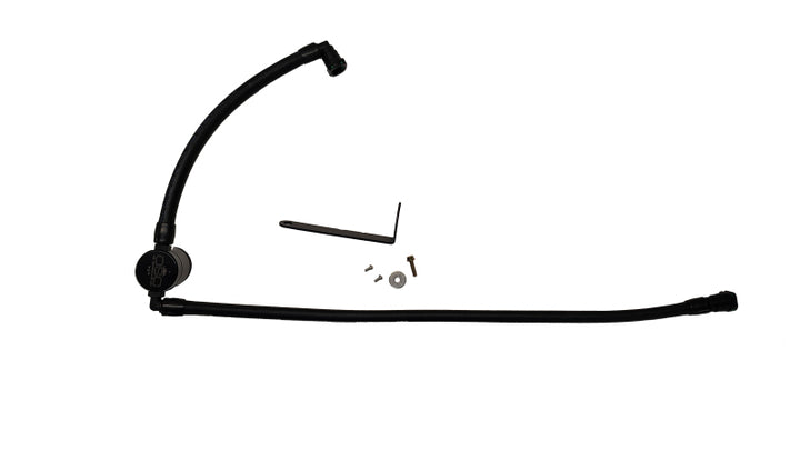 J&L 2025 Ford Transit 150/250/350 3.5L Oil Separator - Black Anodized - Bull Strap