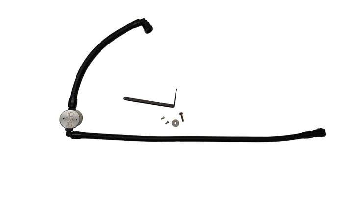 J&L 2025 Ford Transit 150/250/350 3.5L Oil Separator - Clear Anodized - Bull Strap