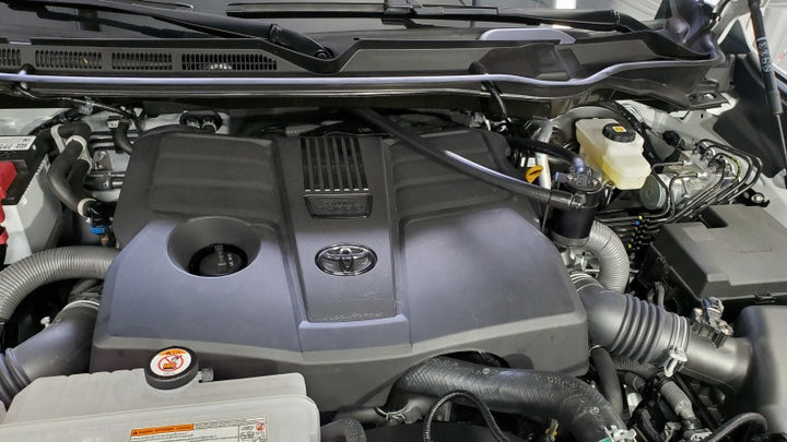 J&L 22-25 Toyota Tundra, 23-25 Sequoia 3.5L Turbo Oil Separator 3.0 Driver Side - Black Anodized - Bull Strap