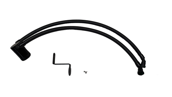 J&amp;L 22-25 Ford Bronco Raptor 3.0L EcoBoost PCV Side Oil Separator 3.0 - Black Anodized - Bull Strap