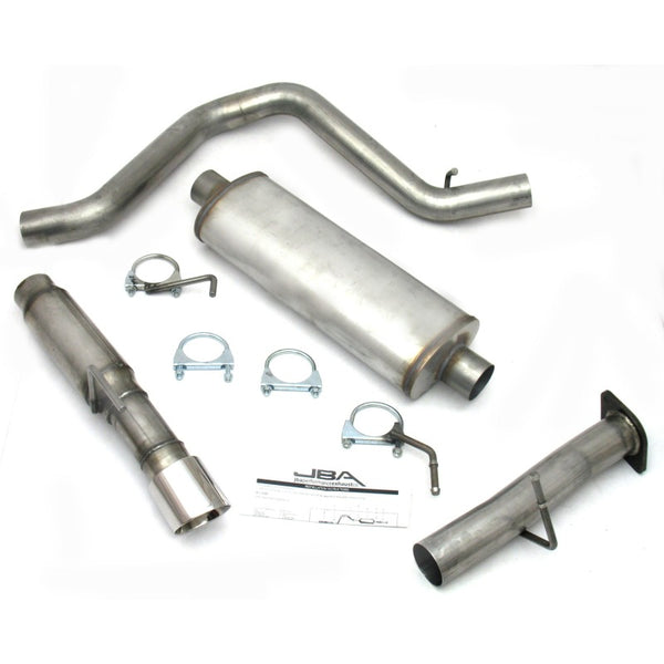 JBA 07-08 Chevrolet Trail Blazer SS 6.0L 409SS Single Rear Exit Cat-Back Exhaust - Bull Strap